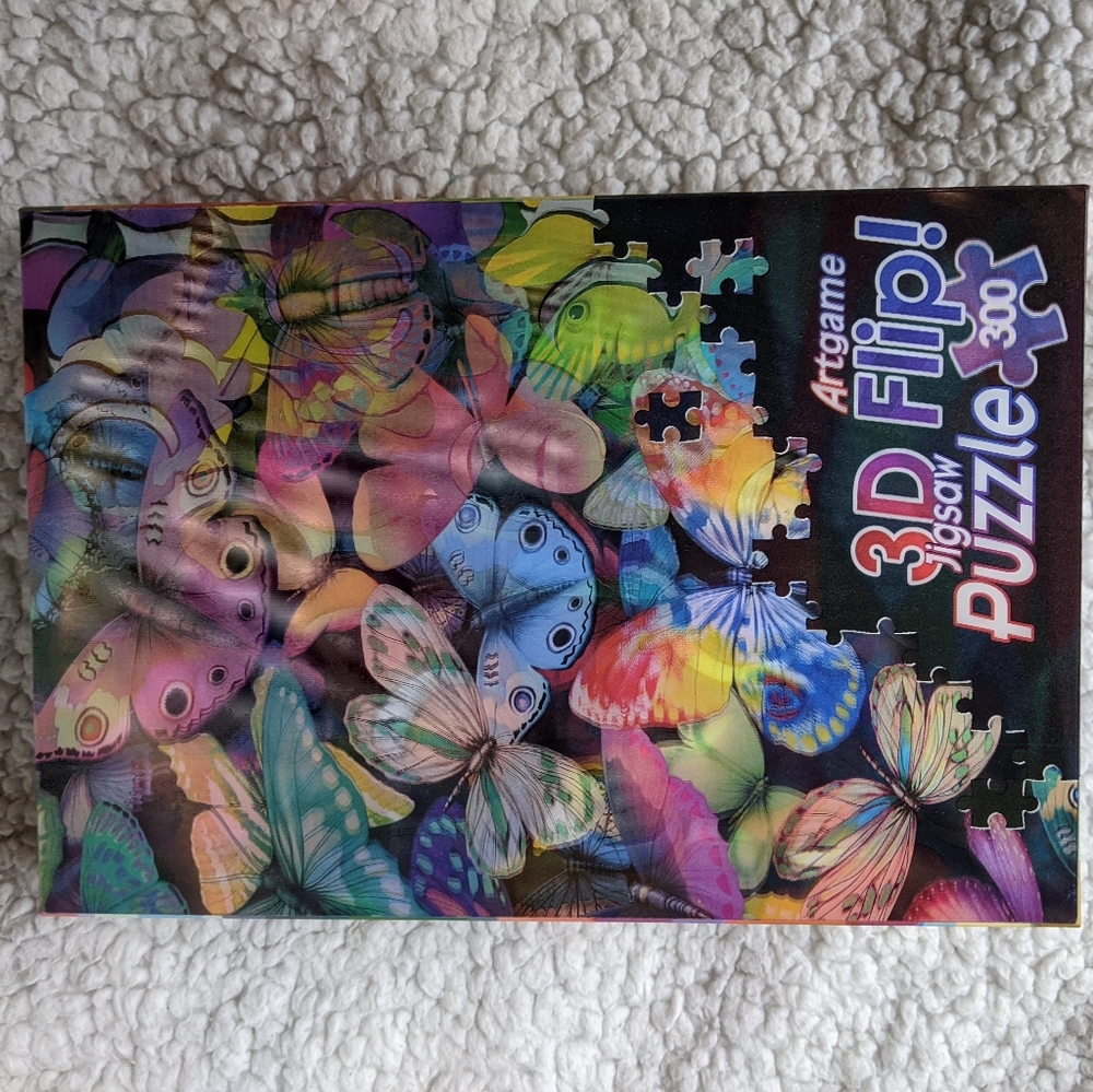 Fish/Butterfly 3D Holographic Puzzle